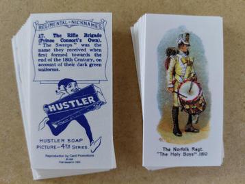 Regimental Nicknames complete set 30 trade cards REPRO  beschikbaar voor biedingen