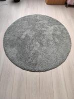 Vloerkleed rond groenegrijs / green-grey round rug, Ophalen, Gebruikt, 100 tot 150 cm, Groen