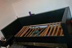 Houten bed frame, Ophalen, Eenpersoons, Zwart, Hout