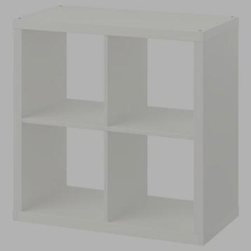 2x Witte open kast (Ikea Kallax) beschikbaar voor biedingen