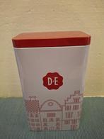 Douwe Egberts - mooi koffie blik met grachtenhuisjes, Verzamelen, Ophalen of Verzenden, Zo goed als nieuw, Koffie, Douwe Egberts