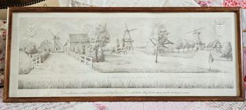 Tekening van omgeving Hoofddorp / Nieuw Vennep uit 1980 beschikbaar voor biedingen