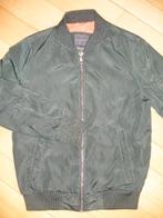 ZARA MAN piloten bomber jack jas donker groen maat S, Maat 48/50 (M), Ophalen of Verzenden, Zo goed als nieuw, Zara Man