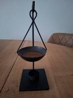 Zwart metaal geur brander, Zwart, Nieuw, Ophalen of Verzenden, Metaal