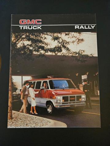 Brochure GMC Rally 1986 USA  beschikbaar voor biedingen