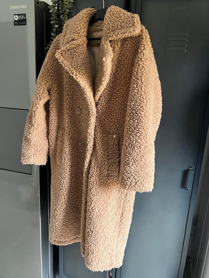Josh V Teddy Jas Camel maat xs, Kleding | Dames, Jassen | Winter, Zo goed als nieuw, Maat 34 (XS) of kleiner, Bruin, Ophalen of Verzenden