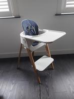 Stokke Steps kinderstoel met babyset en tray, Kinderen en Baby's, Kinderstoelen, Ophalen, Gebruikt, Meegroeistoel, Stoelverkleiner