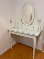 Makeuptafel met spiegel HEMNES toilettafel IKEA, Gebruikt, 100 tot 150 cm, Hout, 50 tot 100 cm