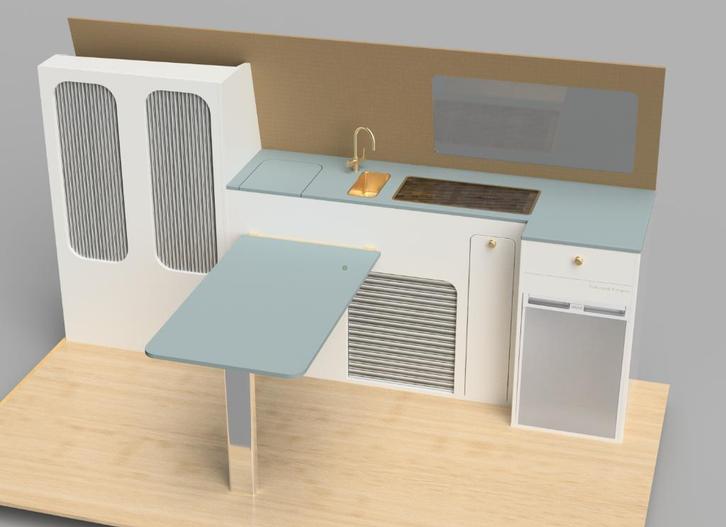 Citroën Jumpy camper bouwpakket  – DIY camper interieur, Caravans en Kamperen, Camper-accessoires, Nieuw, Ophalen