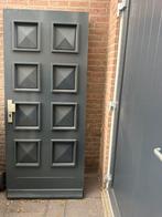 Voordeur met sier paneeltjes, Ophalen, 80 tot 100 cm, 200 tot 215 cm, Buitendeur