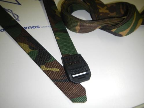 Webbing riempjes camouflage Nederlands leger, Verzamelen, Militaria | Algemeen, Landmacht, Nederland, Ophalen of Verzenden