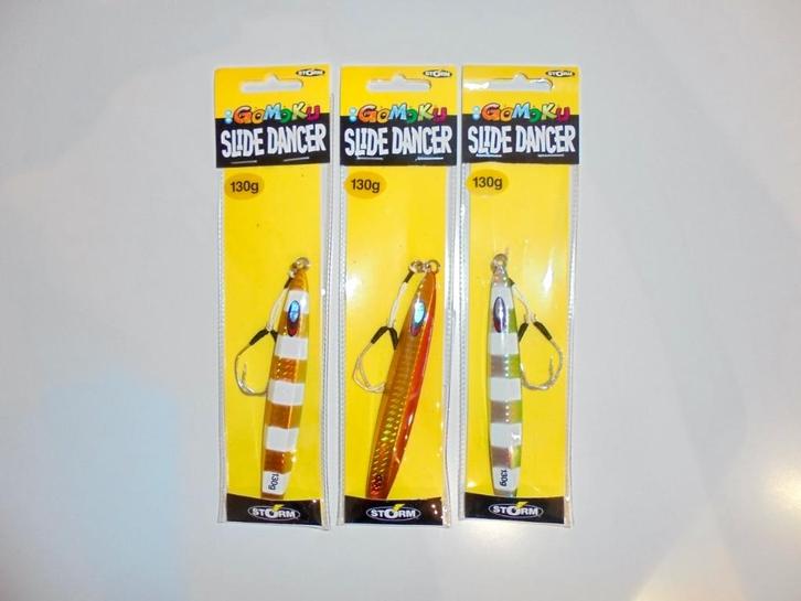 Storm Gomoku Slide Dancer Jig 130g en 100g Jigging Nieuw., Watersport en Boten, Hengelsport | Zeevissen, Nieuw, Overige typen