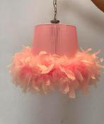Rose hanglamp met veren, Ophalen, Zo goed als nieuw, Minder dan 50 cm