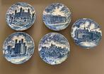 5 Enoch Wedgwood bordjes (12,5cm) Royal Homes of Britain, Antiek en Kunst, Ophalen of Verzenden