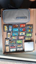 Gameboy advance sp met 25 games en hoes, Spelcomputers en Games, Spelcomputers | Nintendo Game Boy, Ophalen of Verzenden, Gebruikt