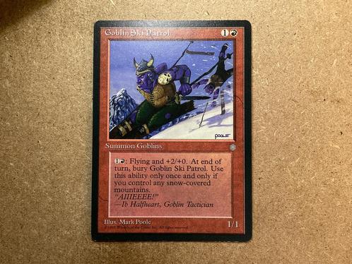 1x Goblin Ski Patrol (Excellent), Hobby en Vrije tijd, Verzamelkaartspellen | Magic the Gathering, Zo goed als nieuw, Losse kaart