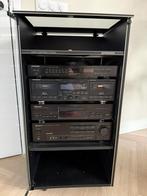 Complete Pioneer stereo set met kast – CD, cassette & tuner, Ophalen, Zo goed als nieuw, Cassettedeck, Pioneer