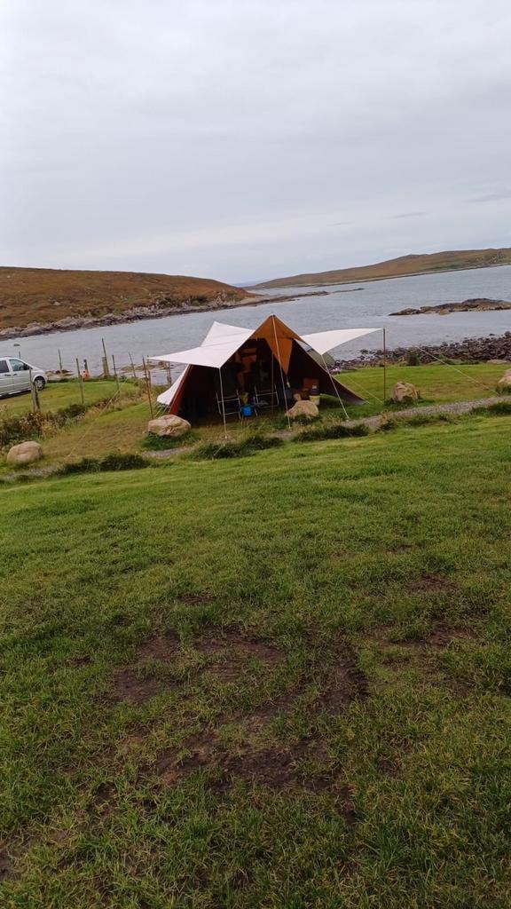 Albatros junior beige rood/bruin, Caravans en Kamperen, Tenten, tot en met 3, Gebruikt, Ophalen