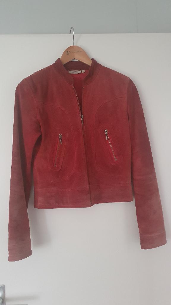 suede jas, Ophalen of Verzenden, Zo goed als nieuw, Steps, Maat 36 (S)