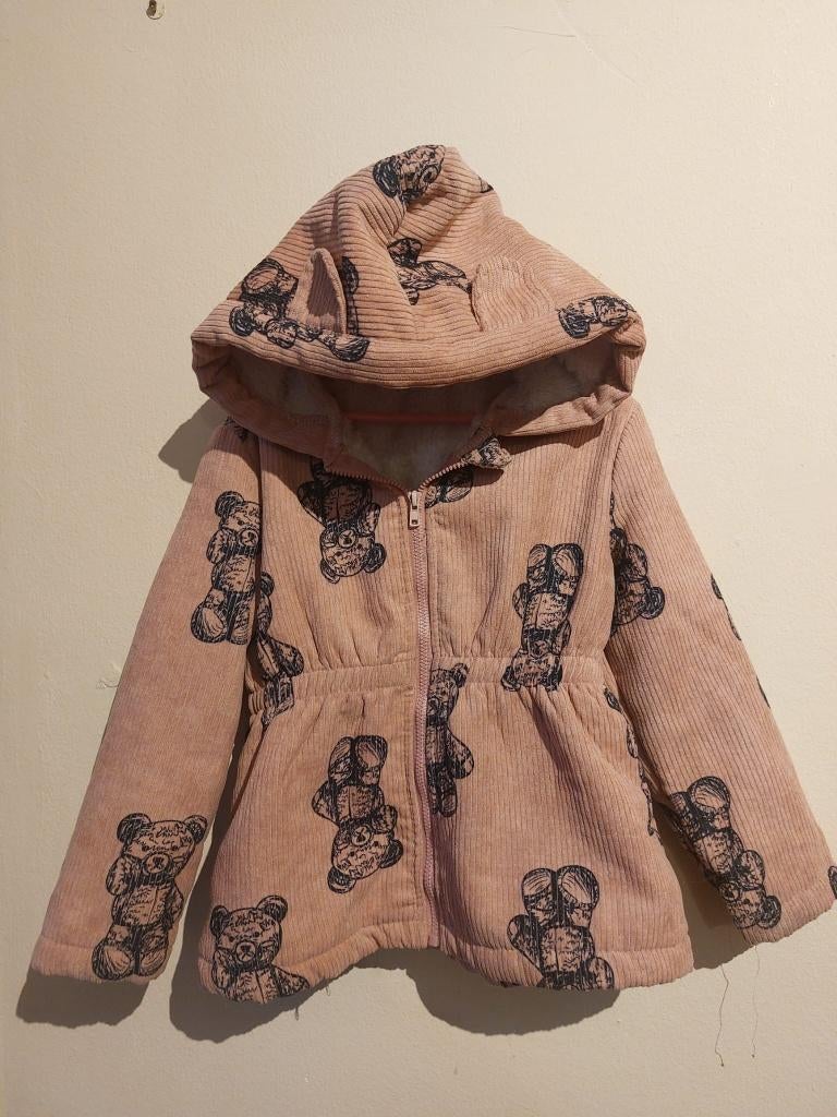 55	Fleecejasje beertjes Shein - maat 110, Kinderen en Baby's, Kinderkleding | Maat 110, Ophalen of Verzenden, Zo goed als nieuw