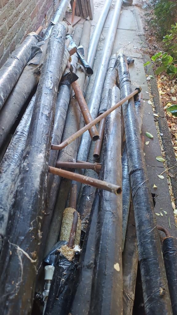 Gratis stalen buizen als schroot, Ophalen, Gebruikt