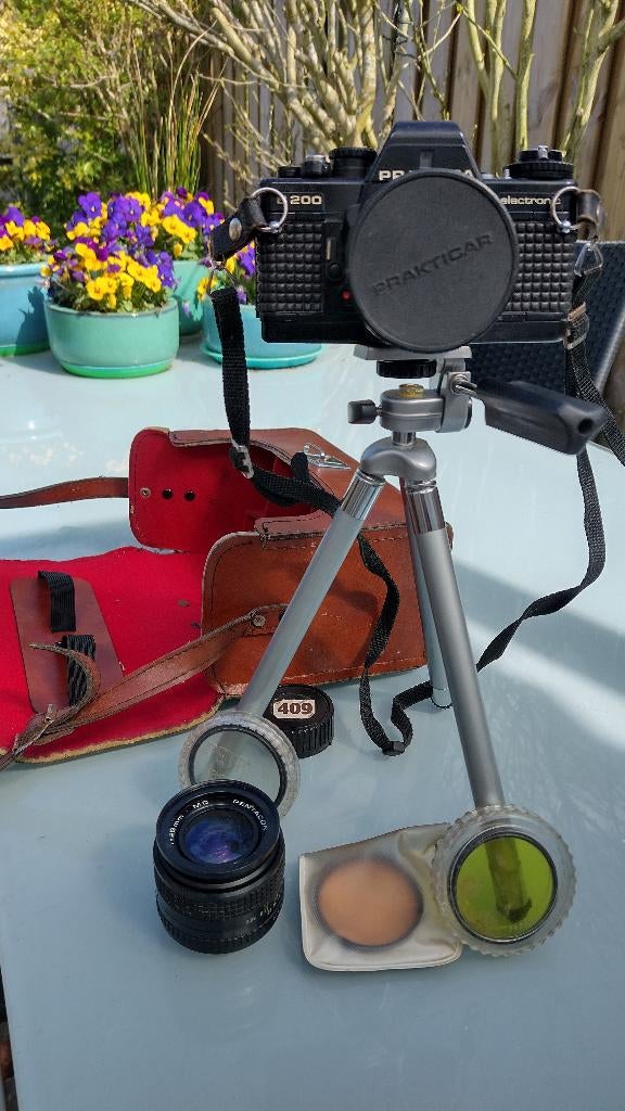 Practica B 200 Camera, incl. riem, statief, tas 35 euro, Ophalen, Gebruikt, Spiegelreflex, Overige Merken