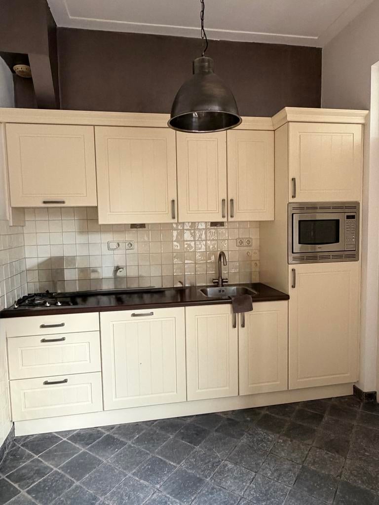 Keuken met Pelgrim apparatuur - gratis af te halen, Huis en Inrichting, Keuken | Complete keukens, Ophalen, Gebruikt, Crème, Overige typen