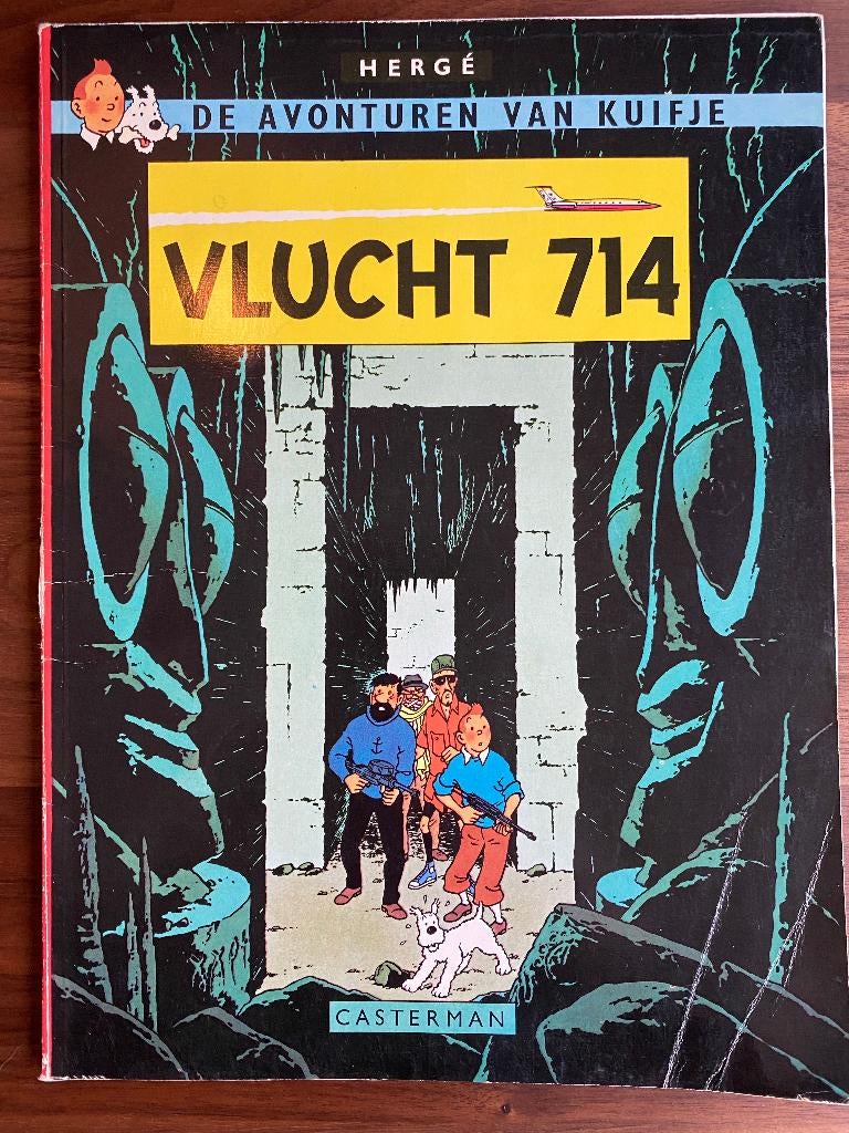 Kuifje - Vlucht 714, Eén stripboek, Ophalen of Verzenden, Gelezen