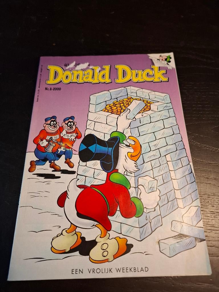 Donald Duck Nr. 8 Jaar 2000, Boeken, Stripboeken, Gelezen, Eén stripboek, Ophalen of Verzenden, Donald Duck