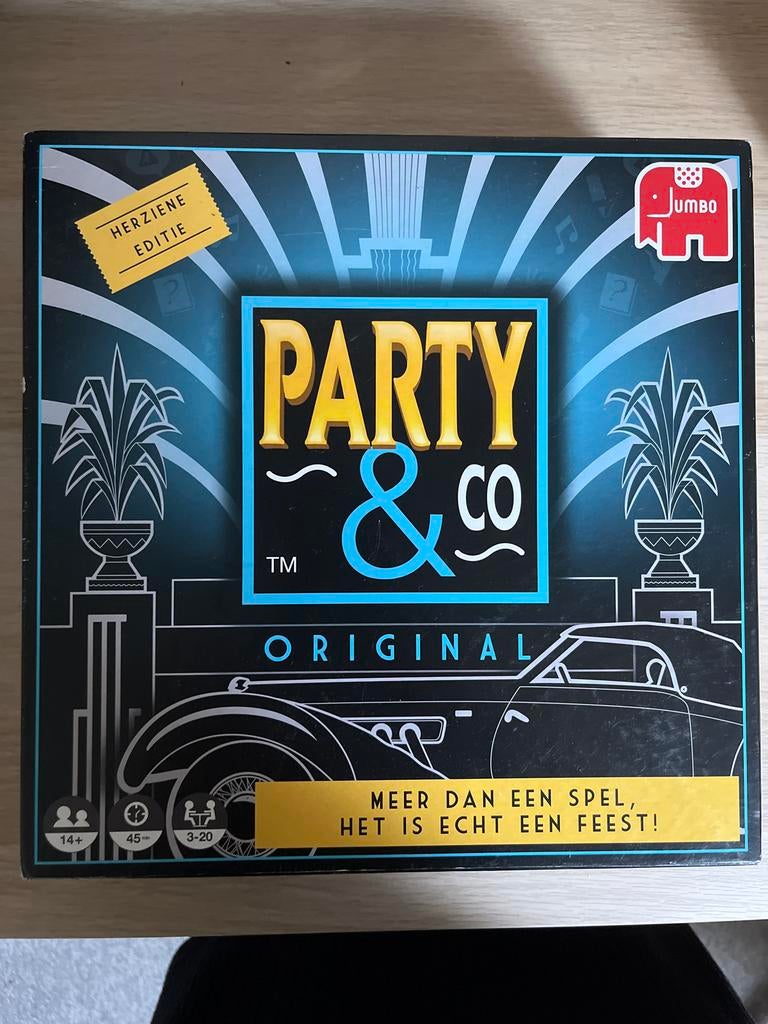 Party & Co Original Bordspel - Herzien Editie, Hobby en Vrije tijd, Gezelschapsspellen | Overige, Drie of vier spelers, Ophalen of Verzenden