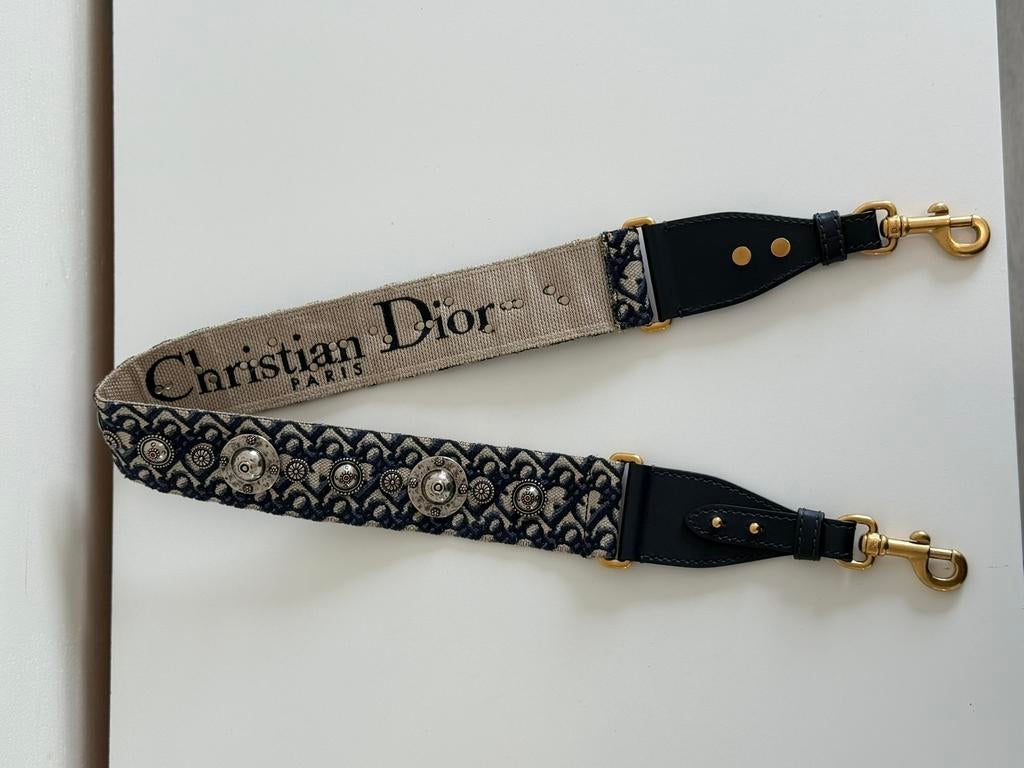 DIOR strap origineel donkerblauw, Sieraden, Tassen en Uiterlijk, Tassen | Damestassen, Ophalen, Nieuw, Blauw, Overige typen