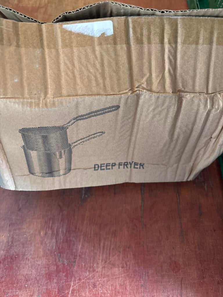 Friteuse pan met mandje en deksel, 2 tot 3 liter, Ophalen of Verzenden, Nieuw