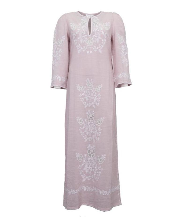 Antik Batik (lange jurk broderie), maat M, Kleding | Dames, Jurken, Maat 38/40 (M), Nieuw, Ophalen of Verzenden, Roze