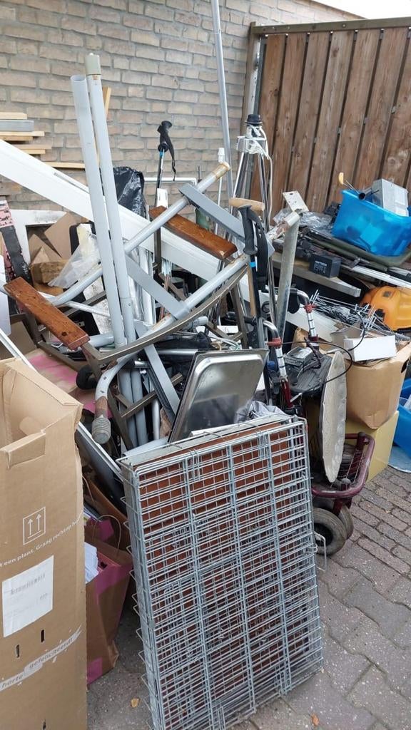Gezocht naar Oud ijzer en metalen komen het gratis ophalen, Doe-het-zelf en Verbouw, Metalen, Ophalen