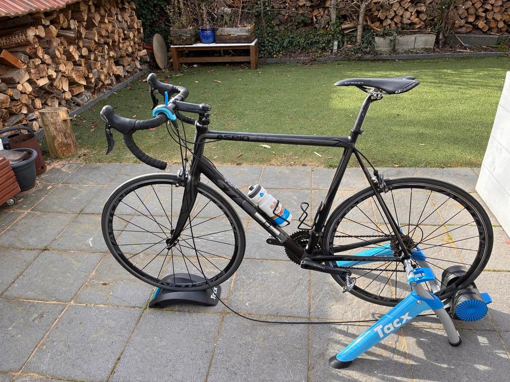 Stevens Aspin Racefiets (62cm) + Tacx Boost Trainer, 28 inch, Gebruikt, Heren, Aluminium