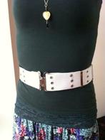 Witte riemen van Nederlandse luchtmacht troepen per 10 stuk, Niet ingevuld, Niet ingevuld, Ophalen of Verzenden, Nederland