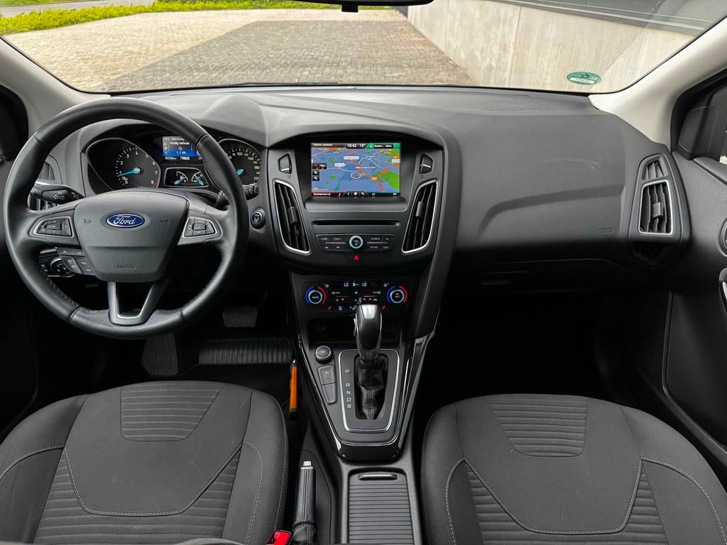 Ford Focus Wagon 1.5 Titanium Edition|AUT|NAVI|LED|STOELVERW, Auto's, Ford, Start-stop-systeem, 4 cilinders, 150 pk, Zwart