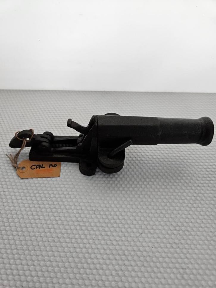 Alarm kanonnetje kaliber 16., Verzamelen, Militaria | Algemeen, Landmacht, Embleem of Badge, Nederland, Ophalen of Verzenden