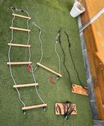 2x losse schommel, trapeze en klimladder, Ophalen of Verzenden, Zo goed als nieuw, Hout