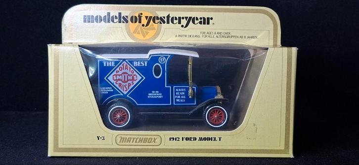Matchbox Models of Yesteryear - 1912 Ford Model T Y-3, Hobby en Vrije tijd, Modelauto's | 1:43, Zo goed als nieuw, Auto, Overige merken