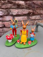 Houten paashaasje op plateau erzgebirge, Diversen, Ophalen of Verzenden, Zo goed als nieuw