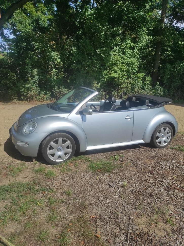 Leuke VW New Beetle cabrio airco stoelverwarming, Auto's, Volkswagen, Particulier, Beetle (Kever), ABS, Airbags, Airconditioning