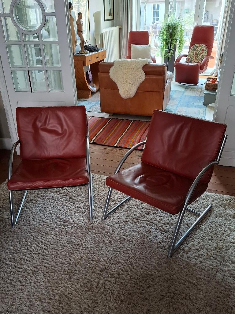 Vintage retro fauteuils, Ophalen, Gebruikt, 75 tot 100 cm, Design fauteuil