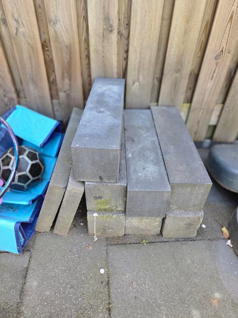 Linea 15x15x60 stapelblokken 7x, Tuin en Terras, Bielzen en Borders, Ophalen, Minder dan 100 cm, Minder dan 25 cm