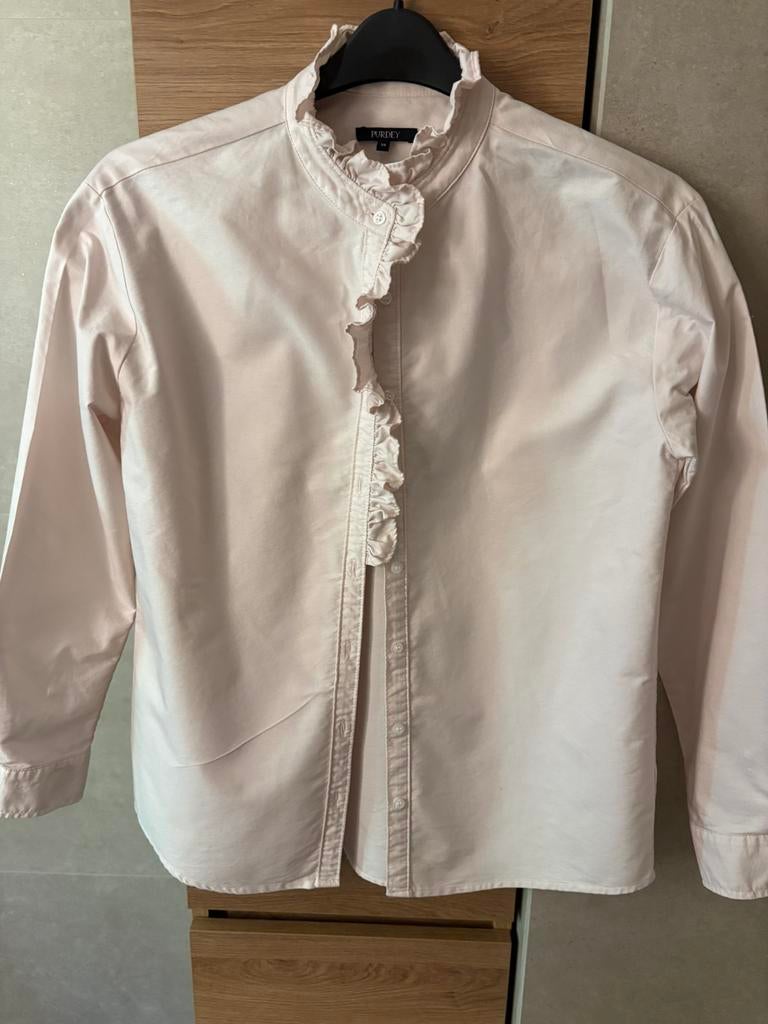 Purdey roze blouse, Verzenden, Gedragen, Maat 38/40 (M), Roze