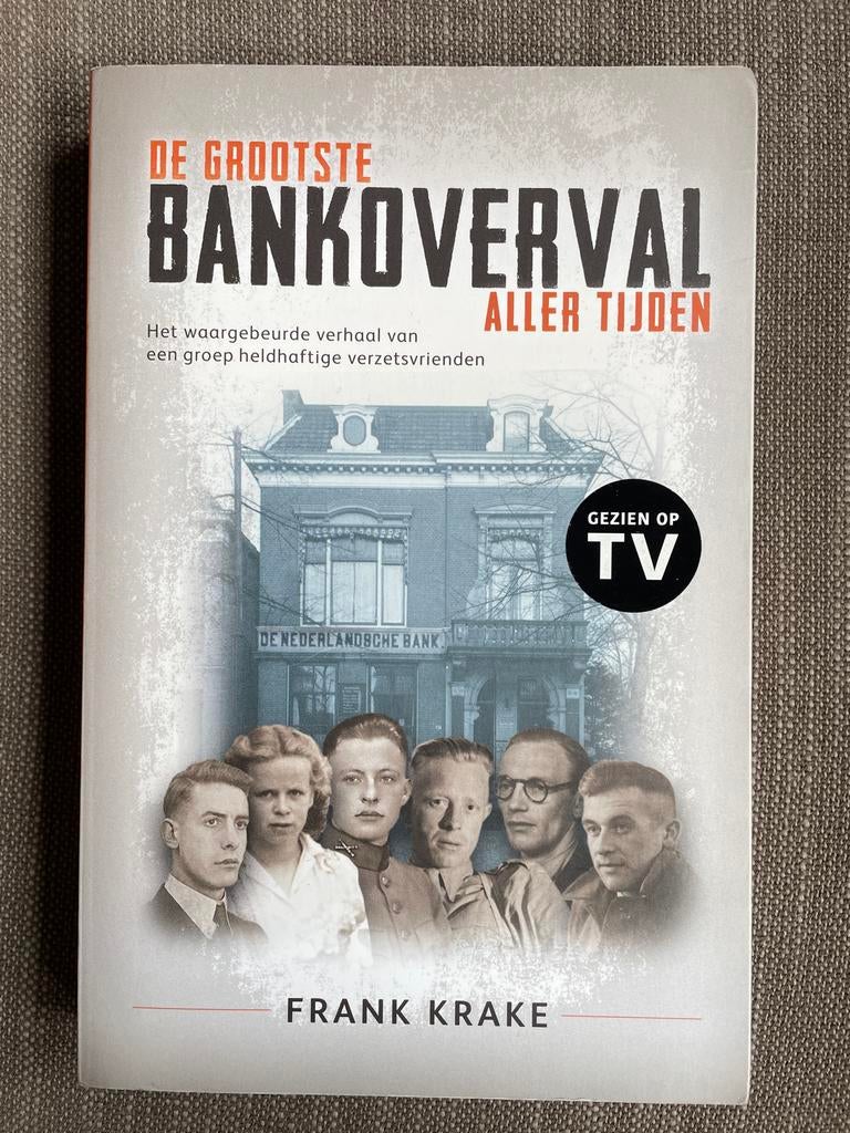 Frank Krake - De grootste bankoverval aller tijden, Tweede Wereldoorlog, Ophalen of Verzenden, Zo goed als nieuw, Frank Krake