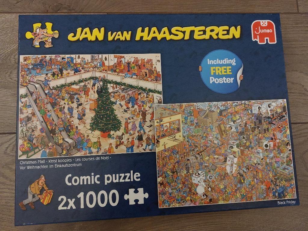 Jan van Haasteren Puzzel Kerst Koopjes & Black Friday, Hobby en Vrije tijd, Denksport en Puzzels, Ophalen of Verzenden, 500 t/m 1500 stukjes