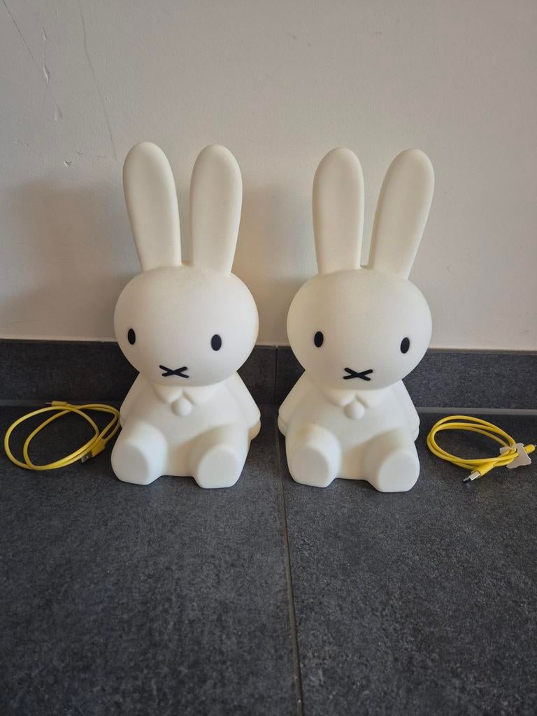 2x originele nijntje 30cm te koop, Ophalen of Verzenden, Lamp