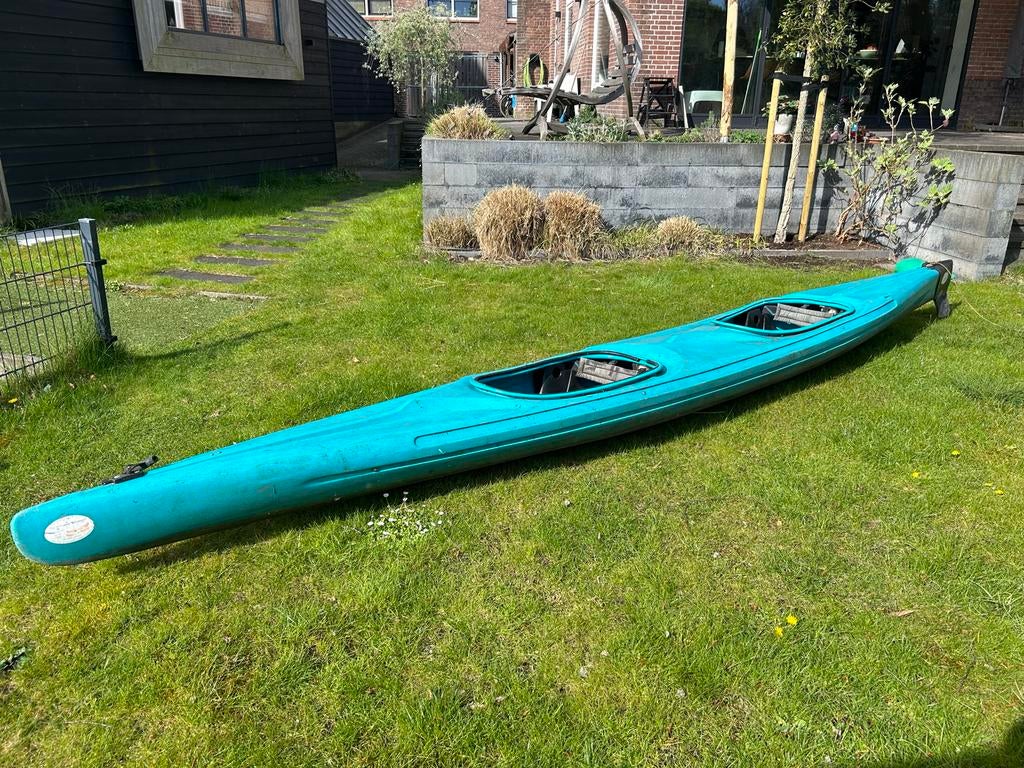 Kajak met twee peddels, in prima staat., Ophalen, Gebruikt, Met peddels, Kajak
