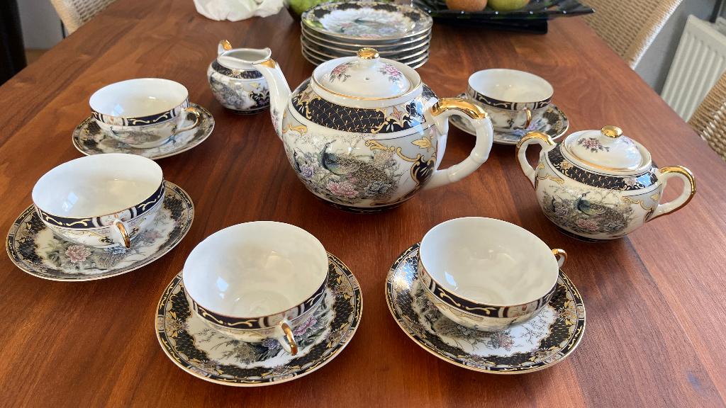 Theeservies Japans porselein, Antiek en Kunst, Ophalen